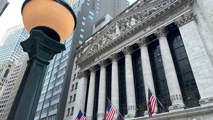 The New York Stock Exchange is shown on Tuesday, Sept. 24, 2024, in New York. (AP Photo/Peter Morgan)