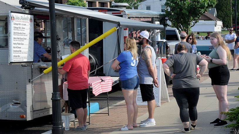 Several events will be held in Clark and Champaign counties this week, including New Carlisle Food Truck Night on Thursdays downtown. MARSHALL GORBY\STAFF