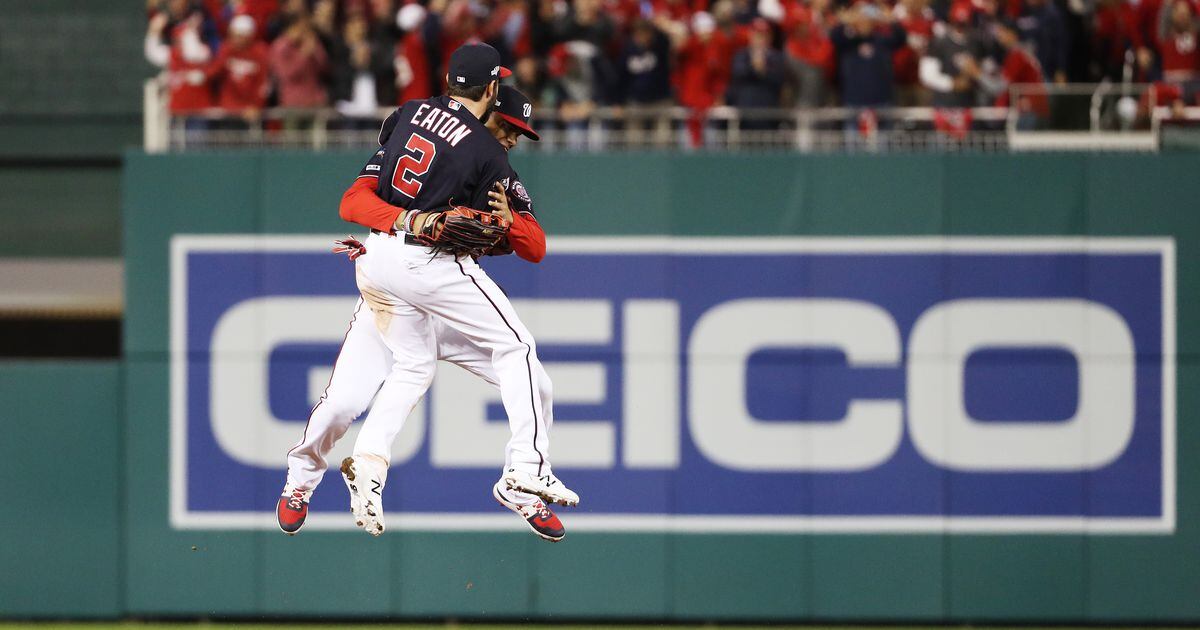 Springfield native Adam Eaton beats up Reds in Nationals win