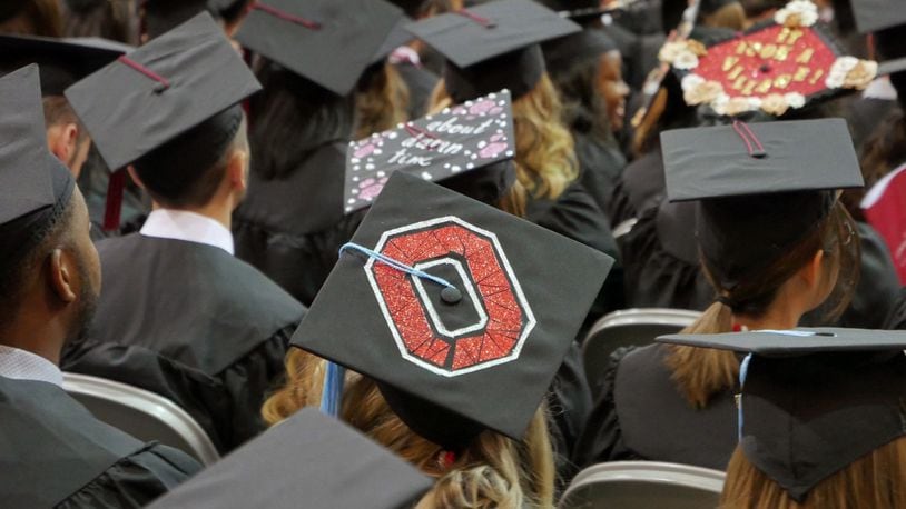 The Ohio State University will have in-person commencement ceremonies this spring, but with health and safety modifications.