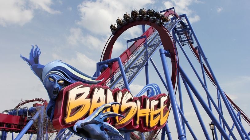 Kings Island debuted the $24 million roller coaster Banshee for the 2014 season. FILE