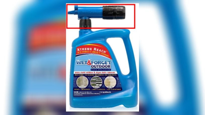 Recalled Wet & Forget “Xtreme Reach” Outdoor Mold & Mildew Stain Remover