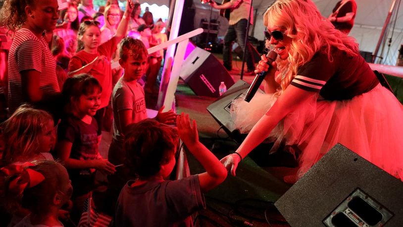 Kate Hasting performs Wednesday at the Clark County Fair in this 2018 file photo. BILL LACKEY/STAFF