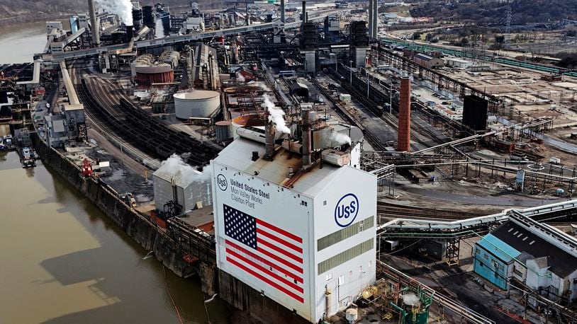 FILE - The United States Steel Mon Valley Works Clairton Plant in Clairton, Pa., is shown on Feb. 26, 2024. (AP Photo/Gene J. Puskar, File)