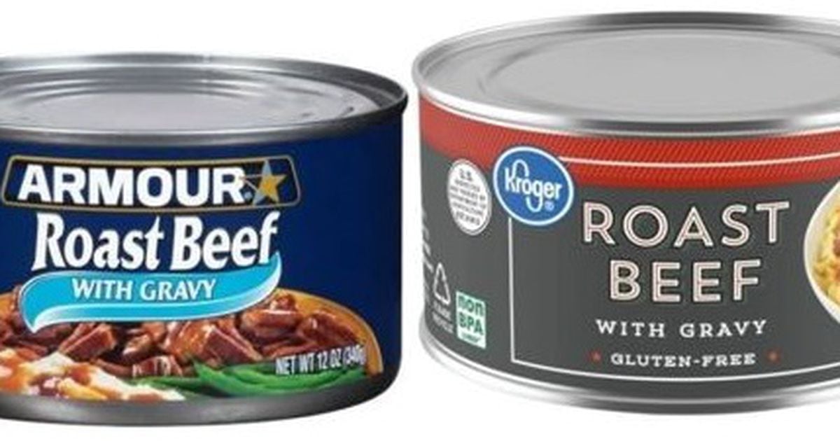 Recall Canned roast beef with gravy may be contaminated with lead