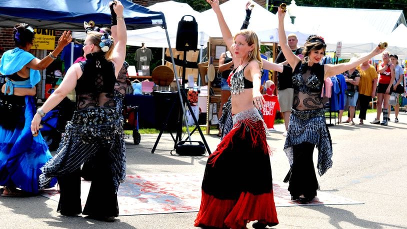 Clifton, Ohio came to life with music, arts and crafts during the annual Clifton Gorge Music & Arts Festival Aug. 25-26, 2023. Live bands and dancers  entertained visitors as they browsed through artists' and vendors' booths. The festival also featured a children's activity area. FILE PHOTO