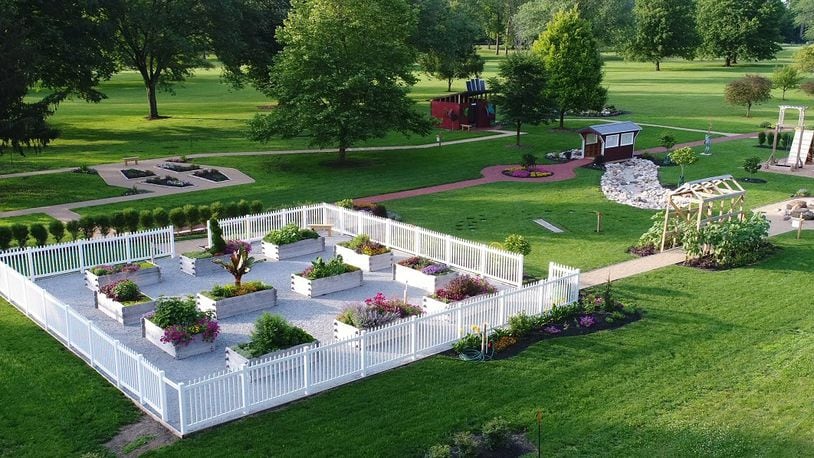 The Kiwanis Children's Garden in Snyder Park will be one of the stops on the upcoming WASSO Garden Tour, a fundraiser for the Springfield Symphony Orchestra. Contributed