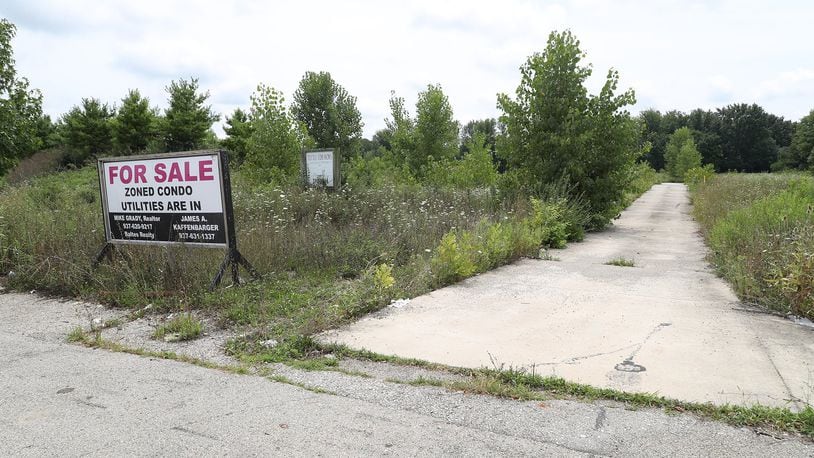 A propose housing development will be built in an area at the end of South Tuttle Road, behing Walmart. BILL LACKEY/STAFF