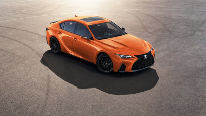 The 2024 Lexus IS 500 FSPORT in premium molten pearl. CONTRIBUTED