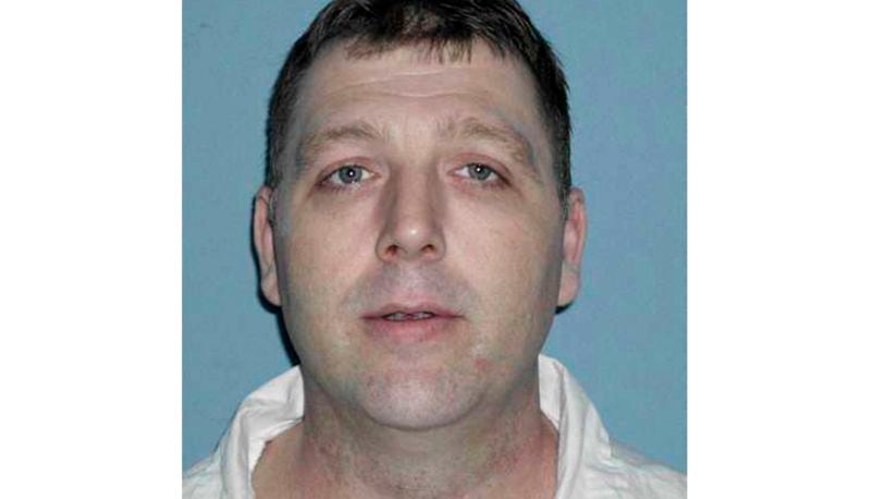 FILE - This undated photo released by the Alabama Department of Corrections shows Jamie Mills, who was convicted of bludgeoning an elderly couple to death 20 years ago to steal prescription drugs and $140 from their home. Alabama is set to execute Mills on Thursday evening, May 30, 2024. (Alabama Department of Corrections via AP, File)