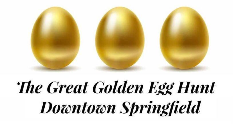 The sixth annual Great Golden Egg Hunt will take place Friday in downtown Springfield. CONTRIBUTED