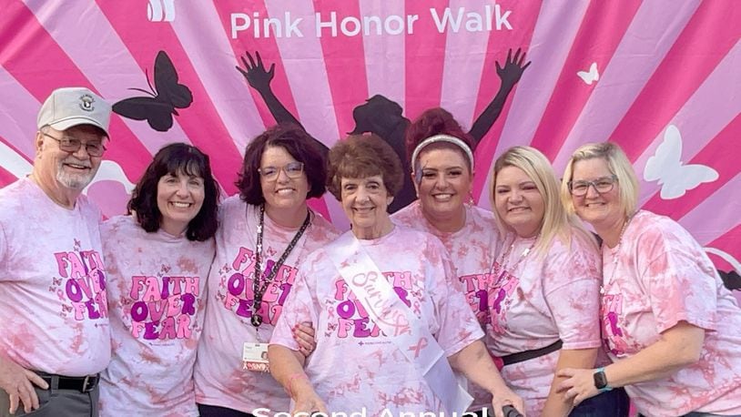 Mercy Health — Springfield will host its third annual Pink Honor Walk in support of breast cancer awareness. The event will be held on Friday, Sept. 27, at the Mercy Health – Springfield Cancer Center, 148 W. North St. Events will start at 4:30 p.m. and the walk will start at 5:30 p.m., with an after-party celebration at Mother Stewart’s Brewery in downtown Springfield. Contributed