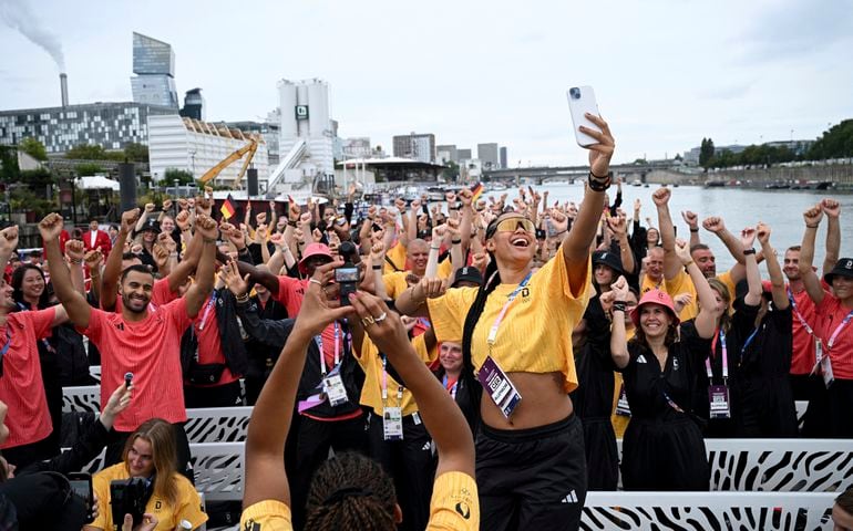 APTOPIX Paris Olympics Opening Ceremony