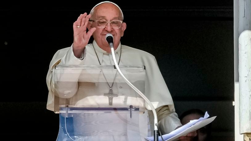 Pope Francis appears at the window of his studio for the traditional noon blessing of faithful and pilgrims gathered in St. Peter's Square at The Vatican, Thursday, Dec. 7, 2006. (AP Photo/Andrew Medichini)