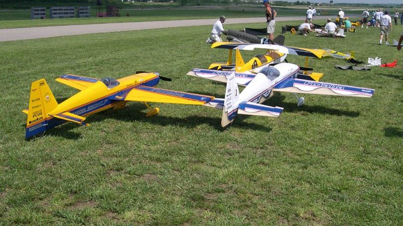 Greater Cincinnati Radio Control Club will present the 63rd Annual Flying Circus Airshow from noon to 3:30 p.m. June 15-16. Admission is $5. Free admission for children under the age of 7. Pictured is some of the model aircraft that will be in the show. CONTRIBUTED