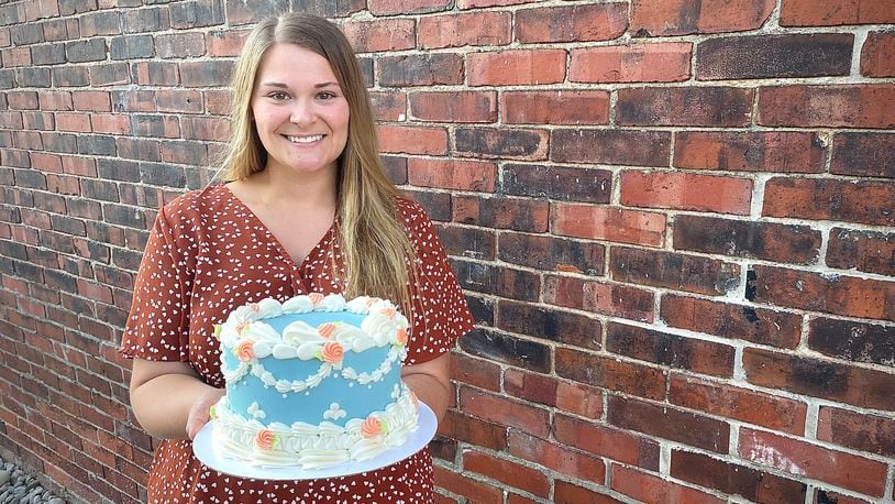 Ashley Knapick, the owner of Ashmore Cakes, is moving her business into Spark Fairborn. NATALIE JONES/STAFF