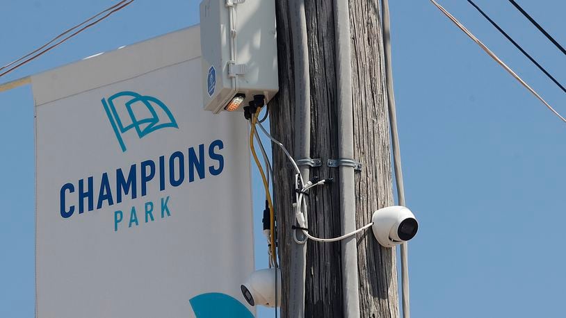 Extra cameras have been added at the Clark County Fairgrounds to make sure everyone is safe during this year's fair. BILL LACKEY/STAFF