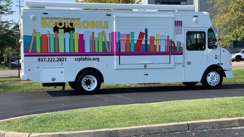 The Clark County Public Library replaced the Thomas Bookmobile with a new Stepvan Bookmobile. Contributed