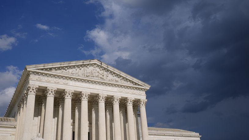 The Supreme Court in Washington, Sunday, June 30, 2024. (AP Photo/Susan Walsh)