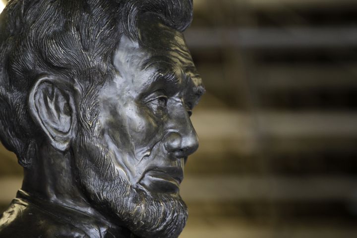 PHOTOS: 1,700 pound Abraham Lincoln catches a ride from Urbana to Dayton