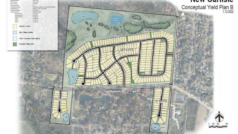 New Carlisle Development Conceptual Map. Contributed