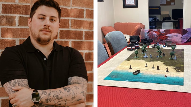 Dragons Den Counseling, Zach Webber’s private practice that opened in Kettering in May, is dedicated to helping neurodivergent individuals and families navigate life’s obstacles through the power of imagination. CONTRIBUTED