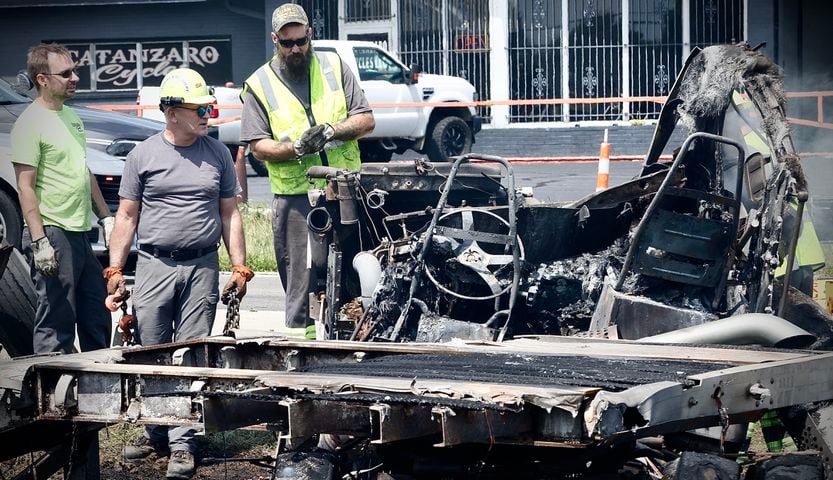 Clark County semi crash