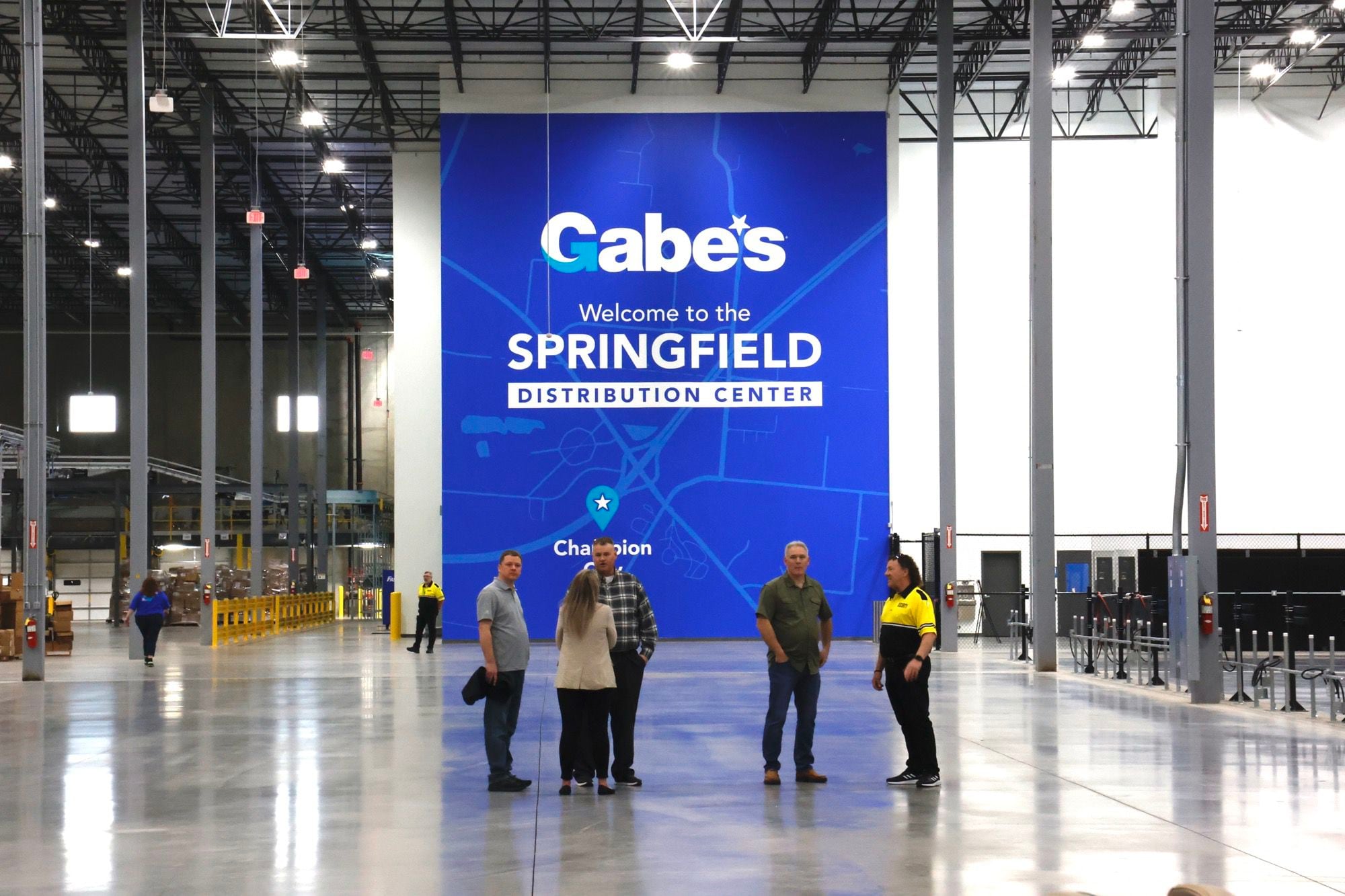 Gabe's distribution center in Springfield officially opens