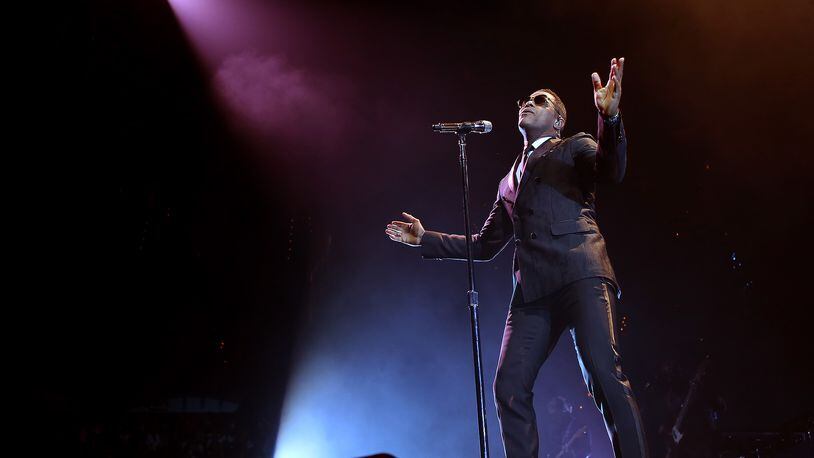 November 25, 2016 - ATLANTA -- Grammy Award winning R&B singer, songwriter Maxwell co-headlined with Mary J. Blige for their â€œThe King and Queen of Hearts World Tour,â€ at the Philips Arena in Atlanta, Friday, November 25, 2016. (Akili-Casundria Ramsess/Special to the AJC)