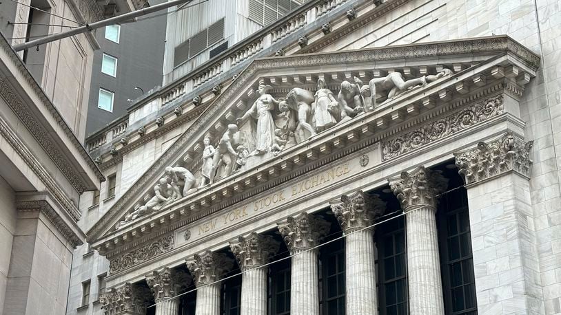 FILE - The New York Stock Exchange is shown on Aug. 27, 2024, in New York. (AP Photo/Peter Morgan, File)