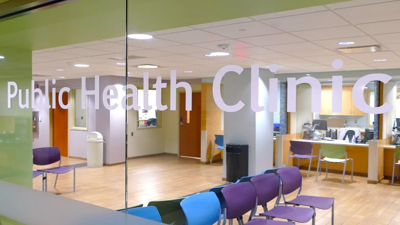 The clinic at Public Health - Dayton and Montgomery County. Health officials are recommending individuals get vaccinated and monitor their symptoms this flu season heading into the holidays. CONTRIBUTED