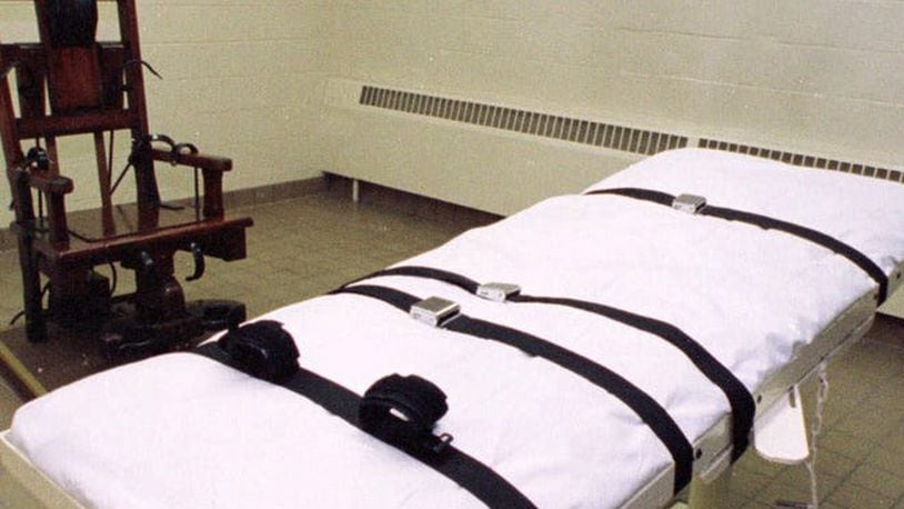 When Ohio reinstituted the death penalty in the late 1990s, both the electric chair - "Old Spark" - and a bed for lethal injection were available in the death chamber at the Southern Ohio Correctional Facility outside Lucasville. Now both methods have been ruled out, leaving state lawmakers struggling to come up with an alternative. GARY GARDINER / ASSOCIATED PRESS FILE