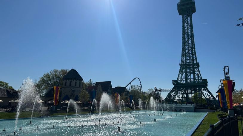 Kings Island opened for its 52nd season on Saturday, April 20, 2024. ALEX CUTLER/STAFF