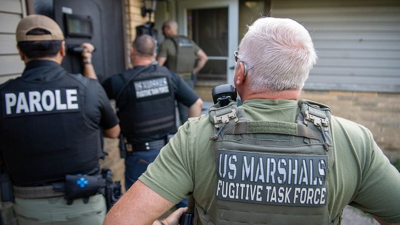 The U.S. Marshals arrested 187 wanted people during an apprehension initiative over the summer. Photo courtesy the U.S. Marshals Service.