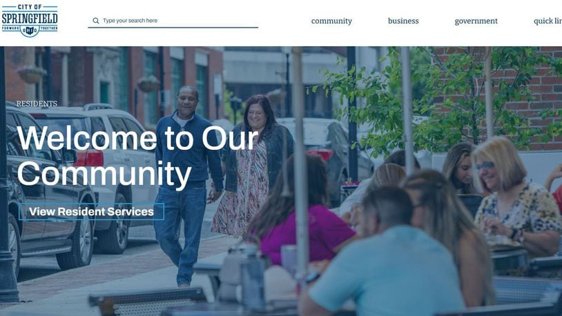 The city of Springfield has launched a redesigned website that officials say will be easier for residents and businesses to use.