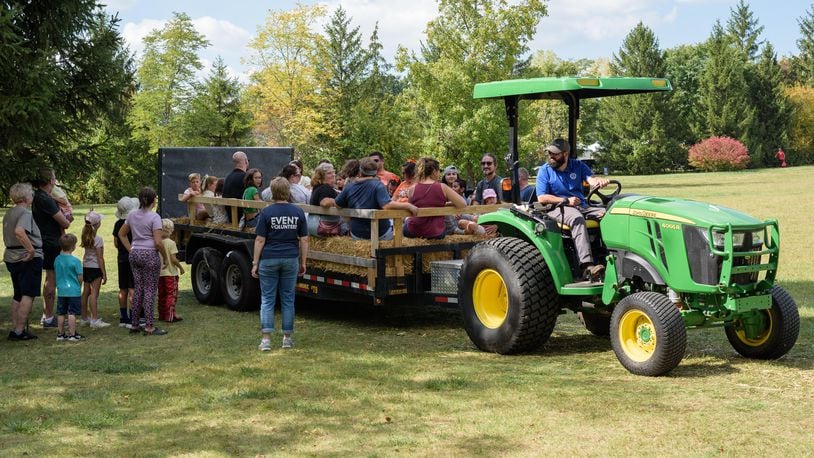 The Centerville Fall Fest was held at Stubbs Park on Saturday, Sept. 30, 2023. Hosted by the City of Centerville and The Heart of Centerville and Washington Twp, the annual festival featured a vendor village, food trucks, hayrides, petting zoo, pumpkin patch, live music and more. Did we spot you there? TOM GILLIAM / CONTRIBUTING PHOTOGRAPHER