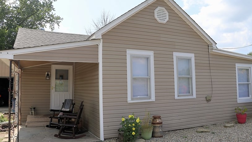 A vinyl-sided bungalow at 10990 Wengerlawn Road in Clay Twp. has about 1,028 square feet of living space. CONTRIBURED