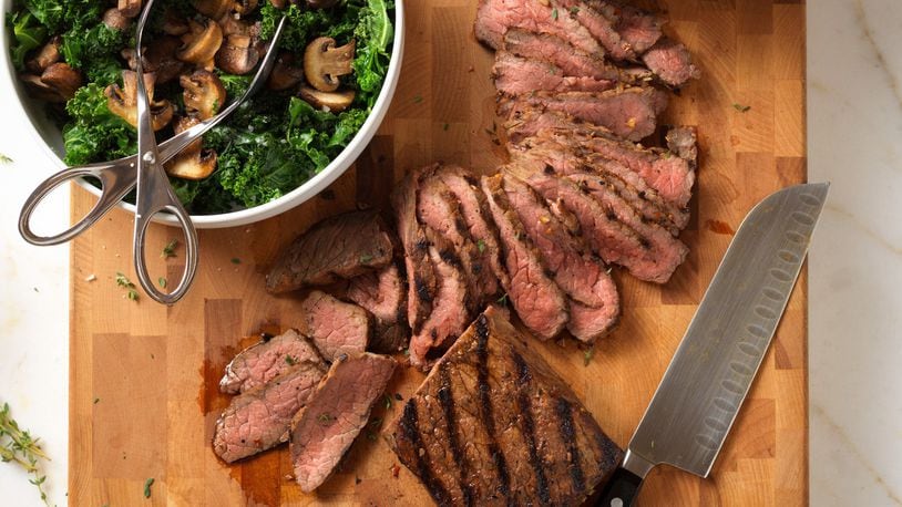 Red Wine Herb-Marinated Beef Steak. CATTLEMEN'S BEEF BOARD/CONTRIBUTED
