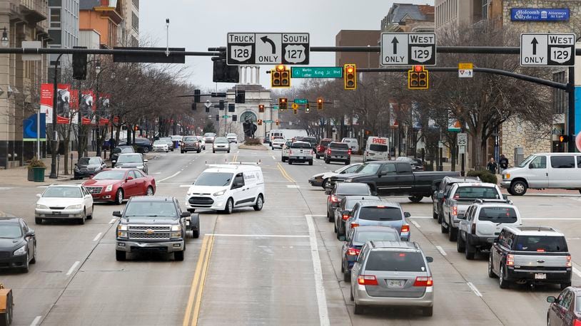 The intersection of High Street and Martin Luther King Jr. Blvd. in Hamilton is one of 27 priority intersections that have been updated with the new Centracs traffic monitoring system. The Centracs system will allow the city to add a preemptive signal for emergency vehicles with lights and sirens activated to force a greenlight, stopping crossing traffic, so those crews to get to an emergency. The 27 priority intersections are along the High-Main corridor starting at Hampshire Drive at Ohio 129 all the way through to Eaton Avenue on Main Street. There are also the signals on MLK at Maple Avenue, High Street and Black Street Bridge. NICK GRAHAM/STAFF