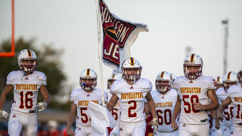 Northeastern against West Liberty-Salem on Friday, Sept. 22, 2023, at West Liberty. Photo by Michael Cooper