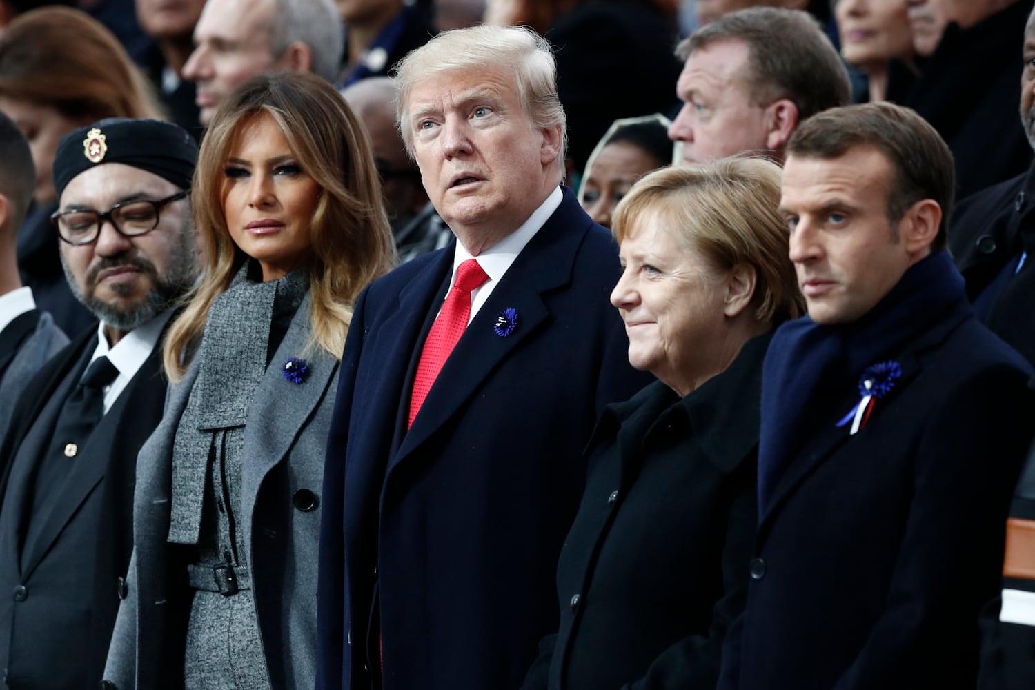 Photos: Trump, world leaders mark 100 years since World War I armistice