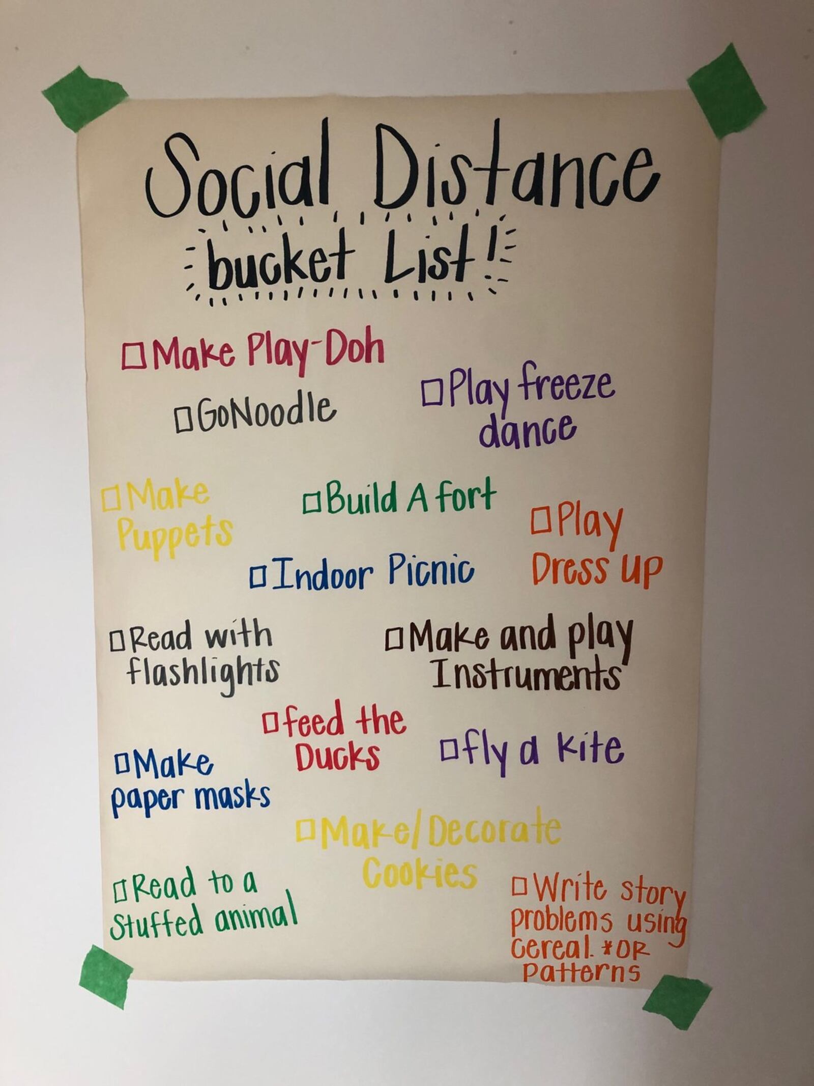 A visual schedule provides the structure to help make their school at home day predictable and easier to manage. MICHELLE ADDINGTON/CONTRIBUTED