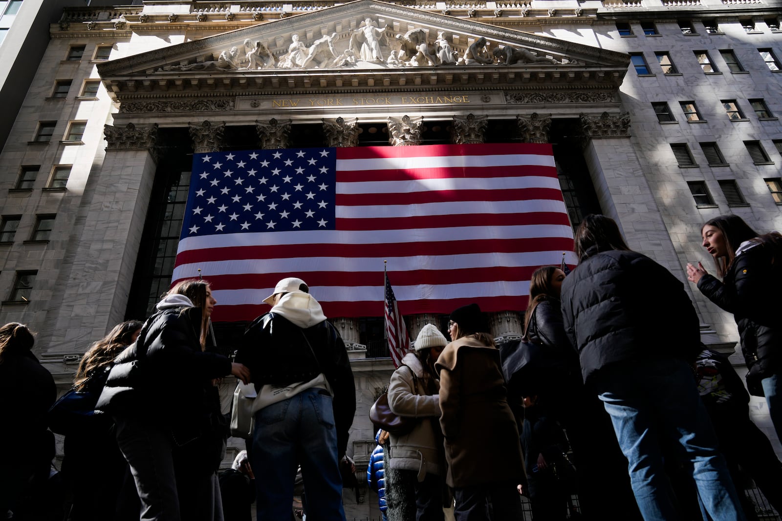 The New York Stock Exchange is seen in New York, Wednesday, Feb. 26, 2025. (AP Photo/Seth Wenig)