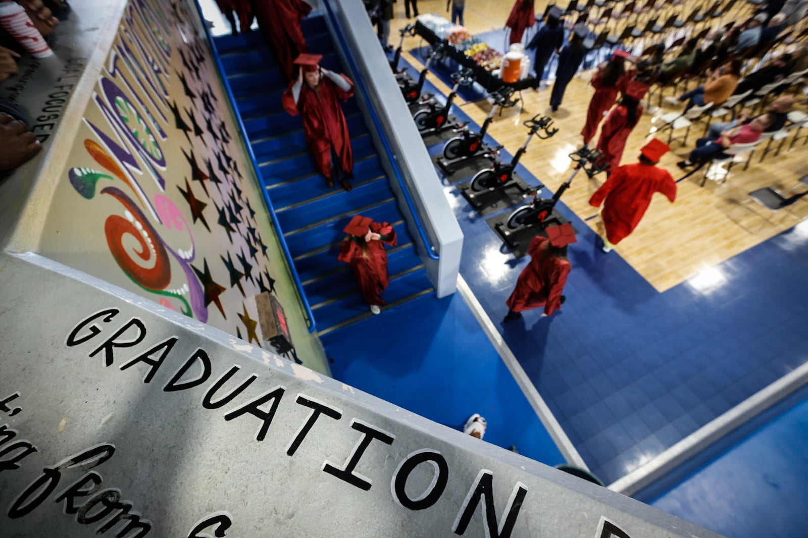 Dayton Correctional Institution held a graduation Tuesday, Nov. 15, 2022, for 52 incarcerated women who earned a GED or career technology certification through the Ohio Central School System. JIM NOELKER/STAFF