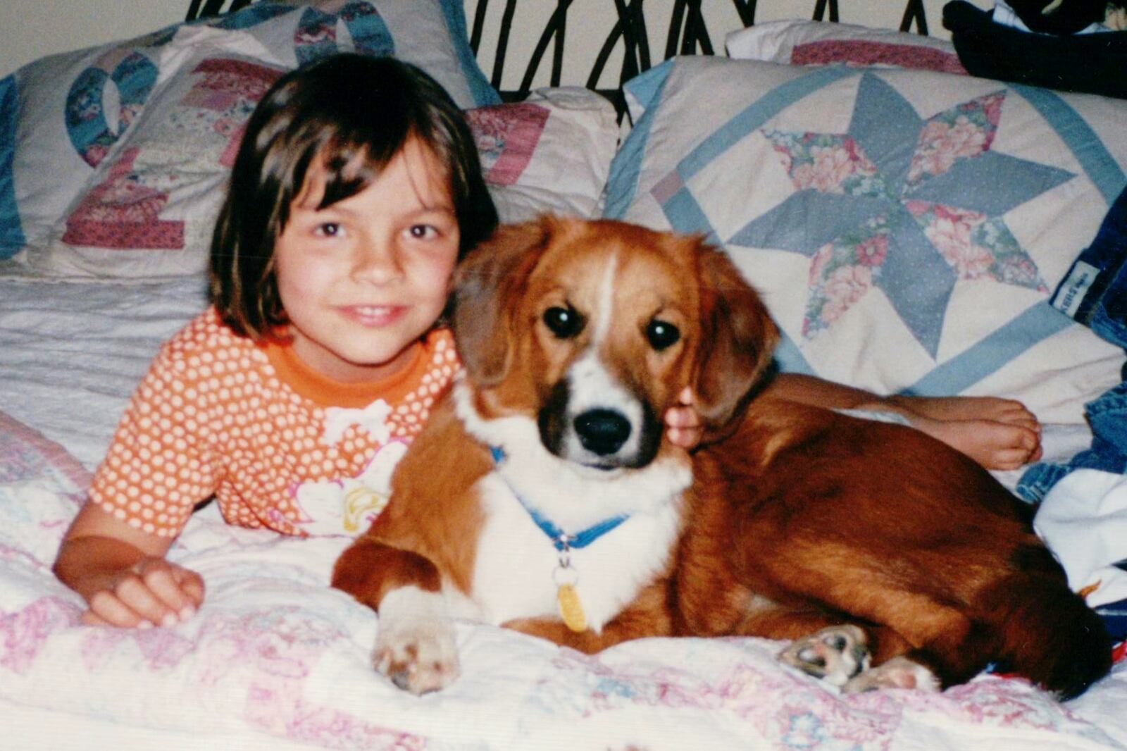 A young Jordan and Lucy the day we adopted her. CONTRIBUTED