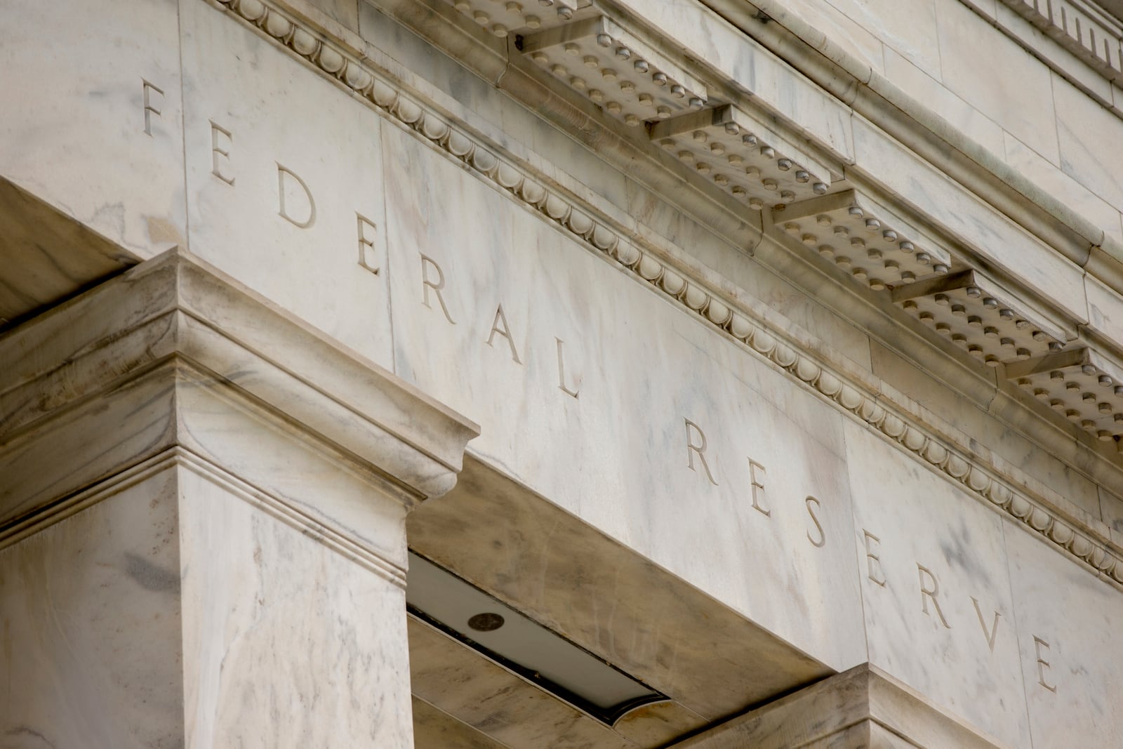 FILE - The Marriner S. Eccles Federal Reserve Board Building, June 19, 2015, in Washington. (AP Photo/Andrew Harnik, File)