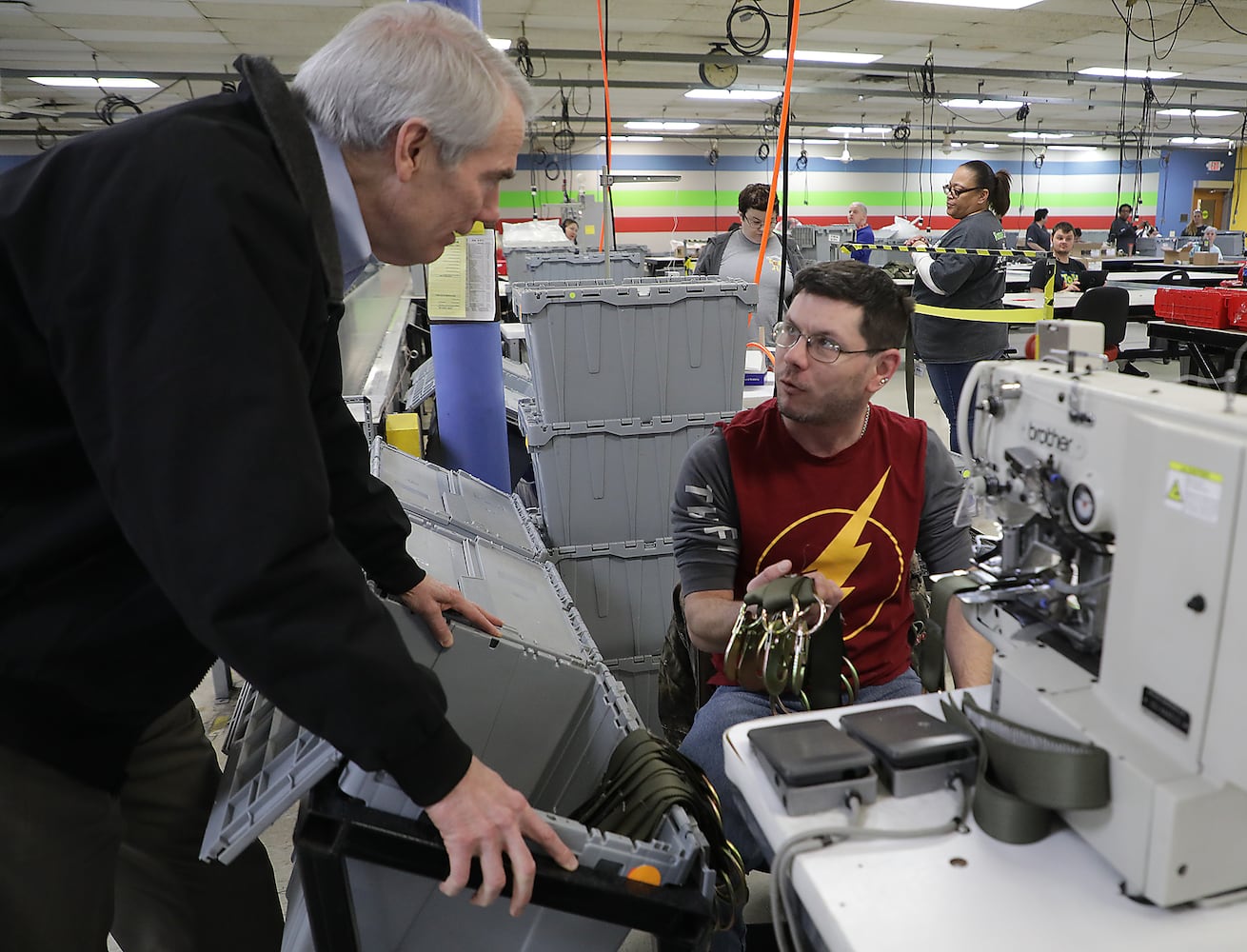 PHOTOS: Senator Portman Visits TAC Industries