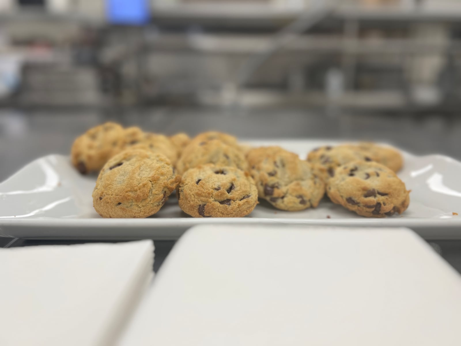 The Jaguar Room is a student-run restaurant located in the Springfield-Clark Career Technology Center. Pictured is the restaurant's famous chocolate chip cookies (CONTRIBUTED PHOTO).