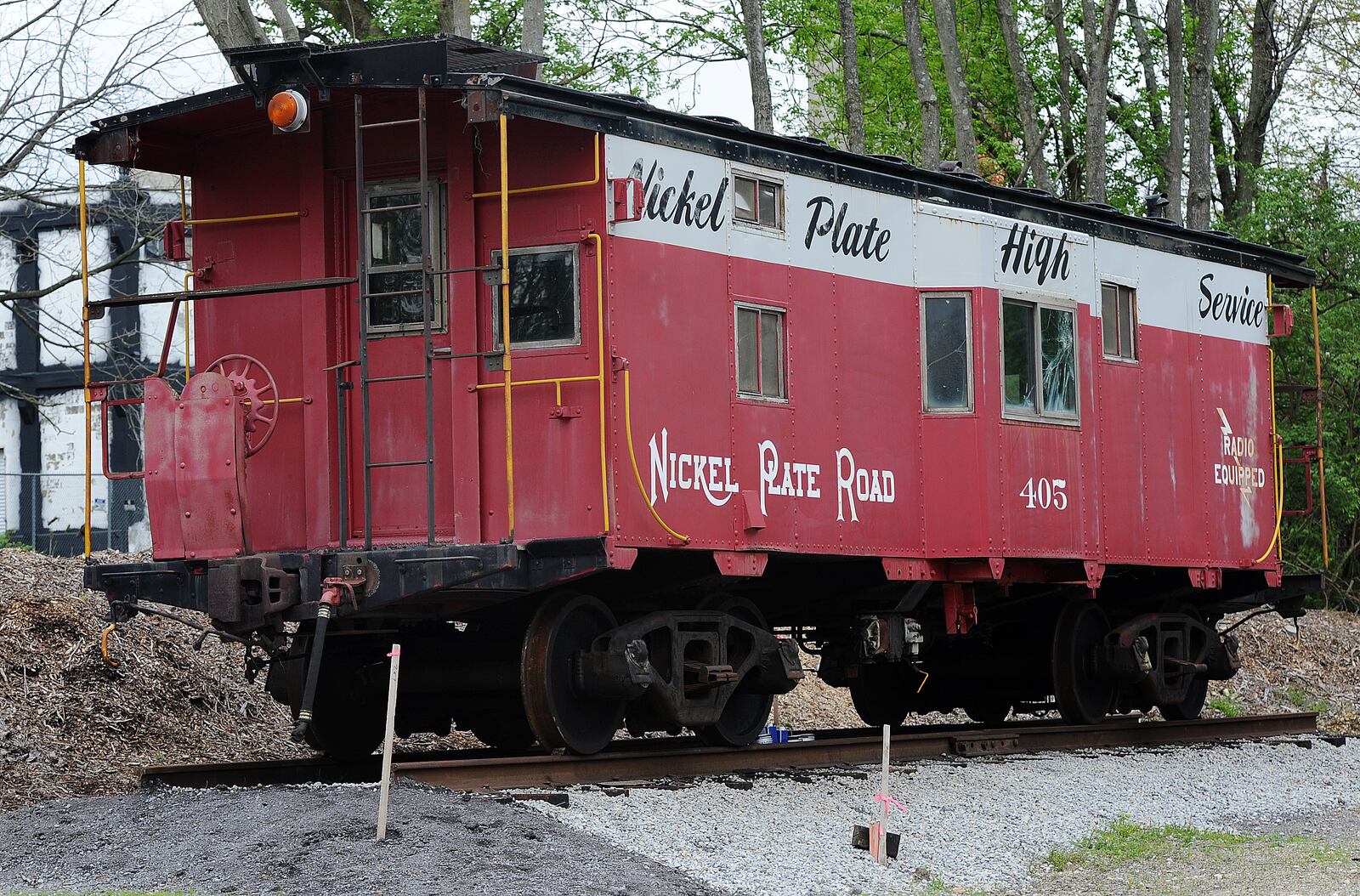 Entrepreneur couple Ray and Karen DeVite are turning old train cars into Airbnb's on the east side of Xenia. MARSHALL GORBY\STAFF