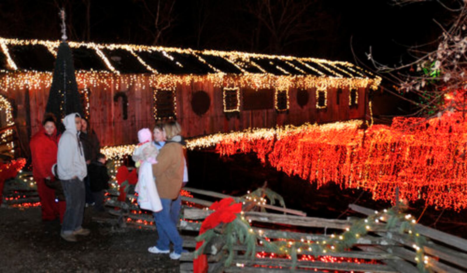 USA Today names Clifton Mill's holiday lights display one of the best in the country.